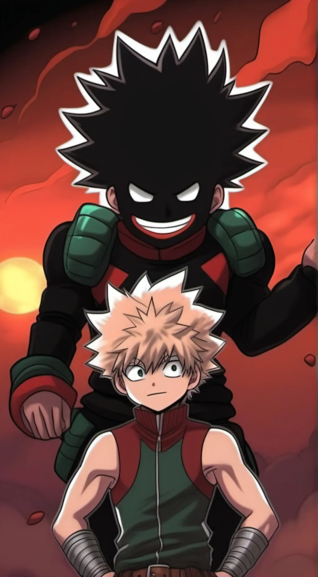 ai character: Bakugo background