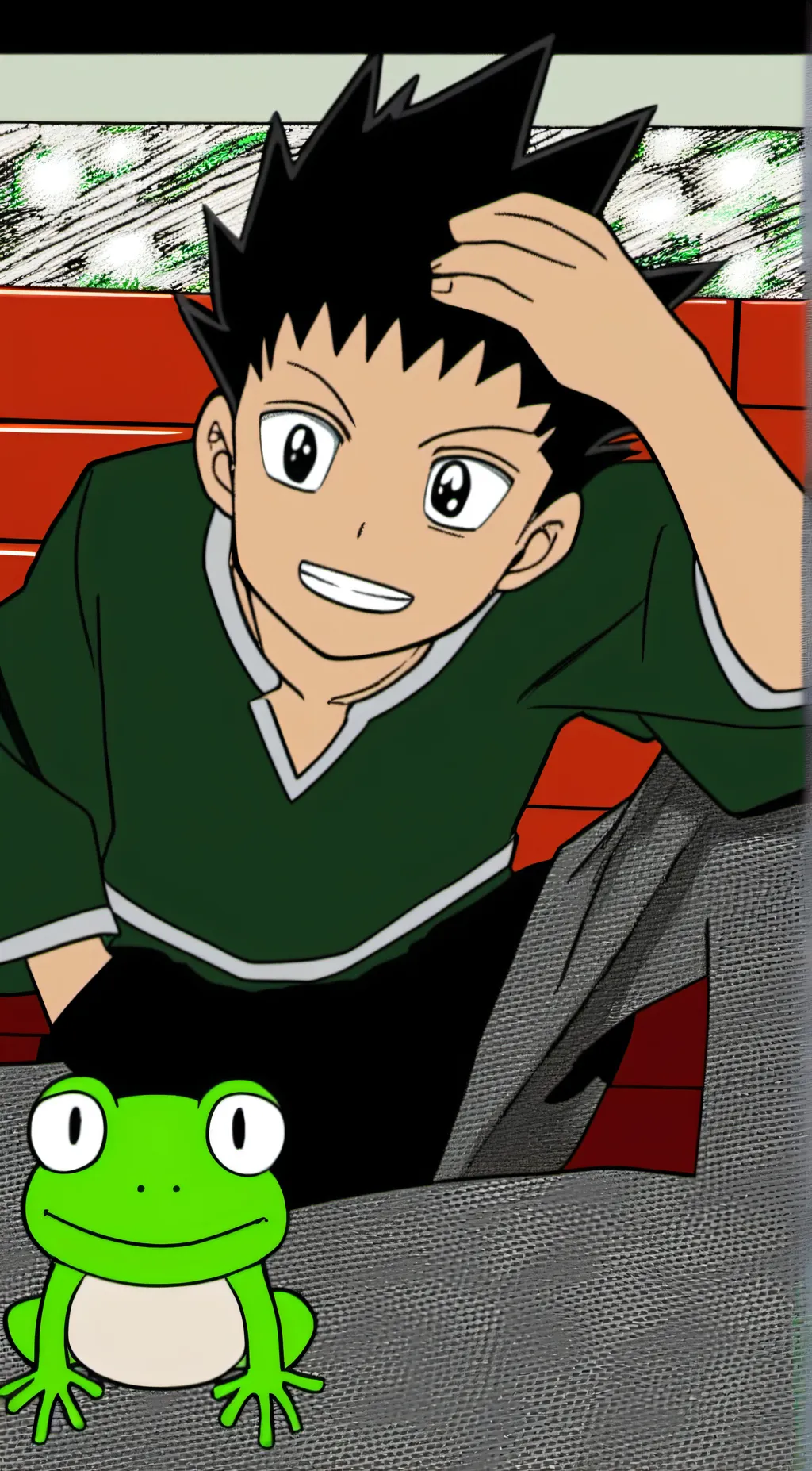 ai character: gon freecss background