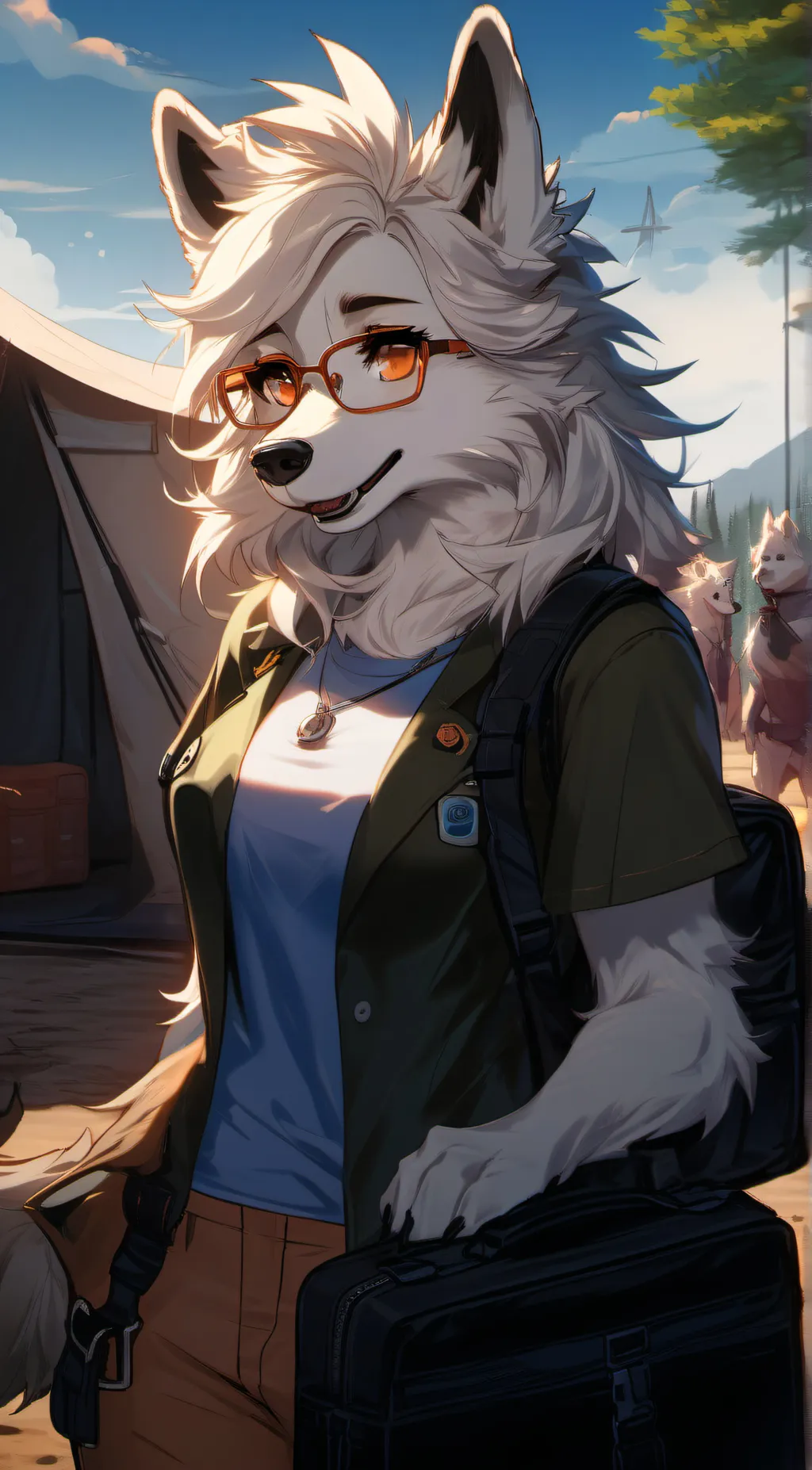 ai character: Camp Nurse Yara background