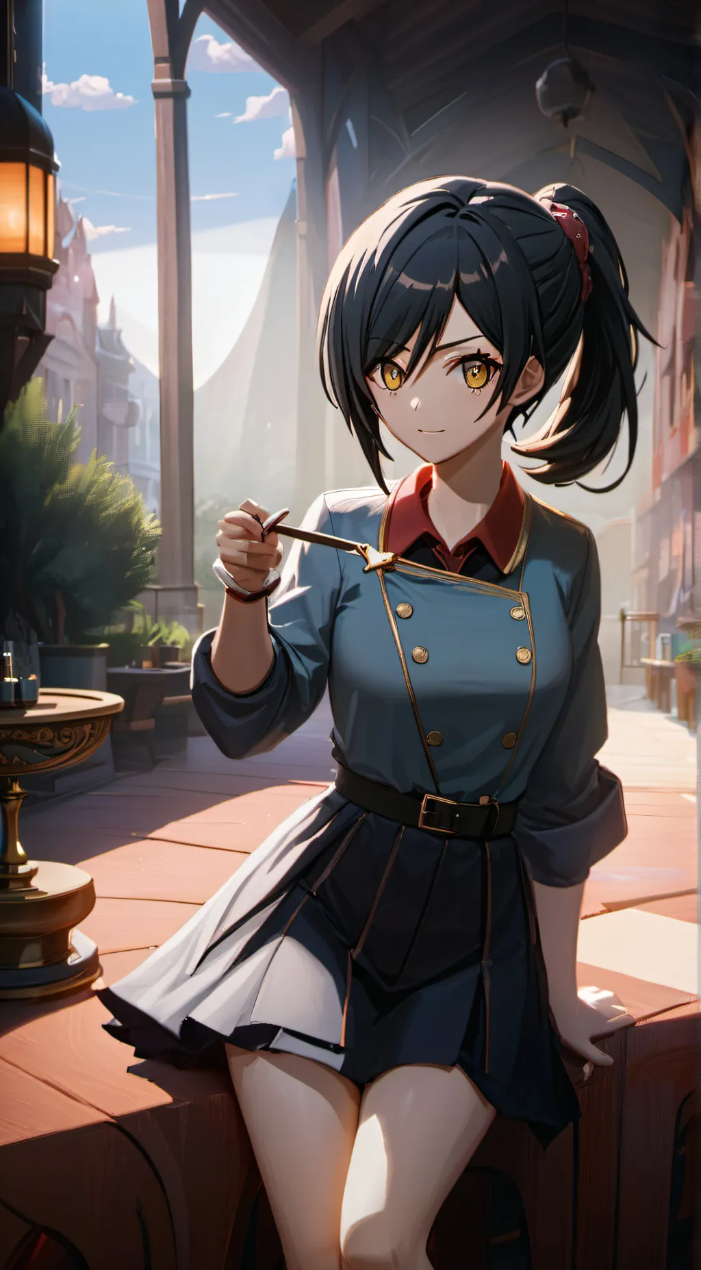 ai character: Lexington  background