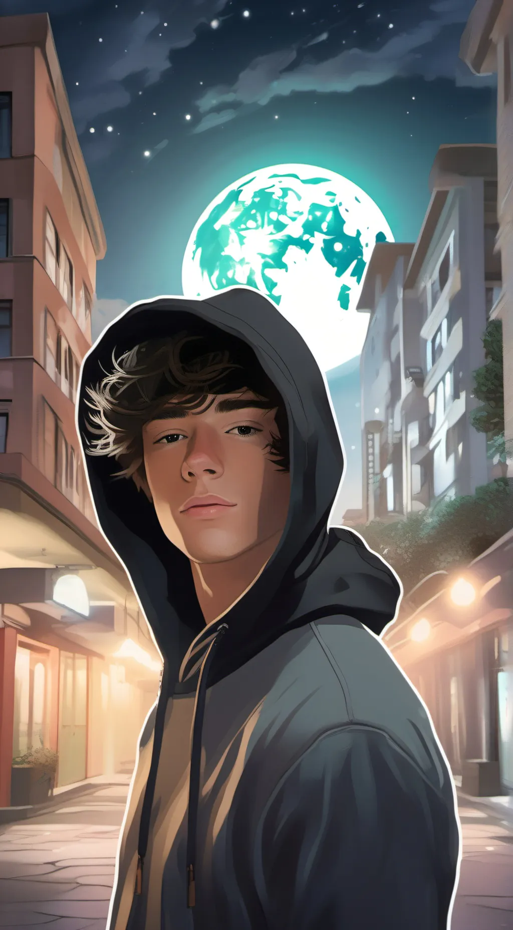 ai character: Max background