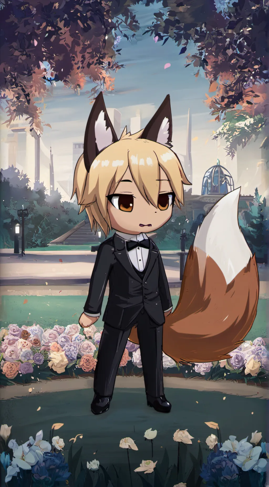 ai character: Rocky background