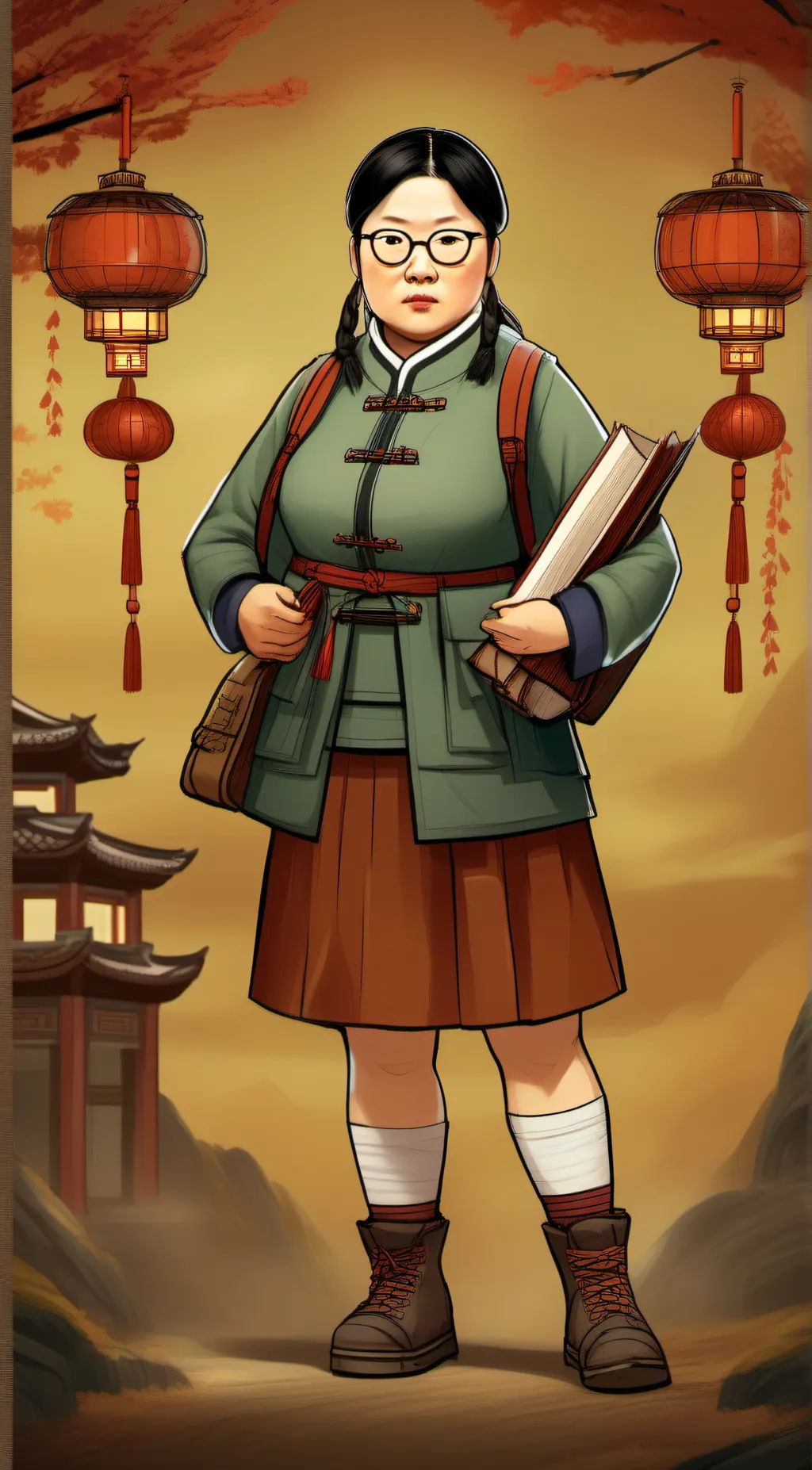 ai character: Brunhilda quan background