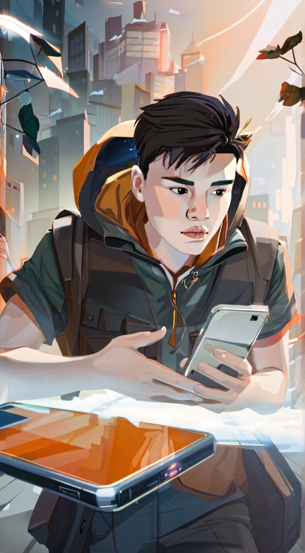 ai character: K1 background