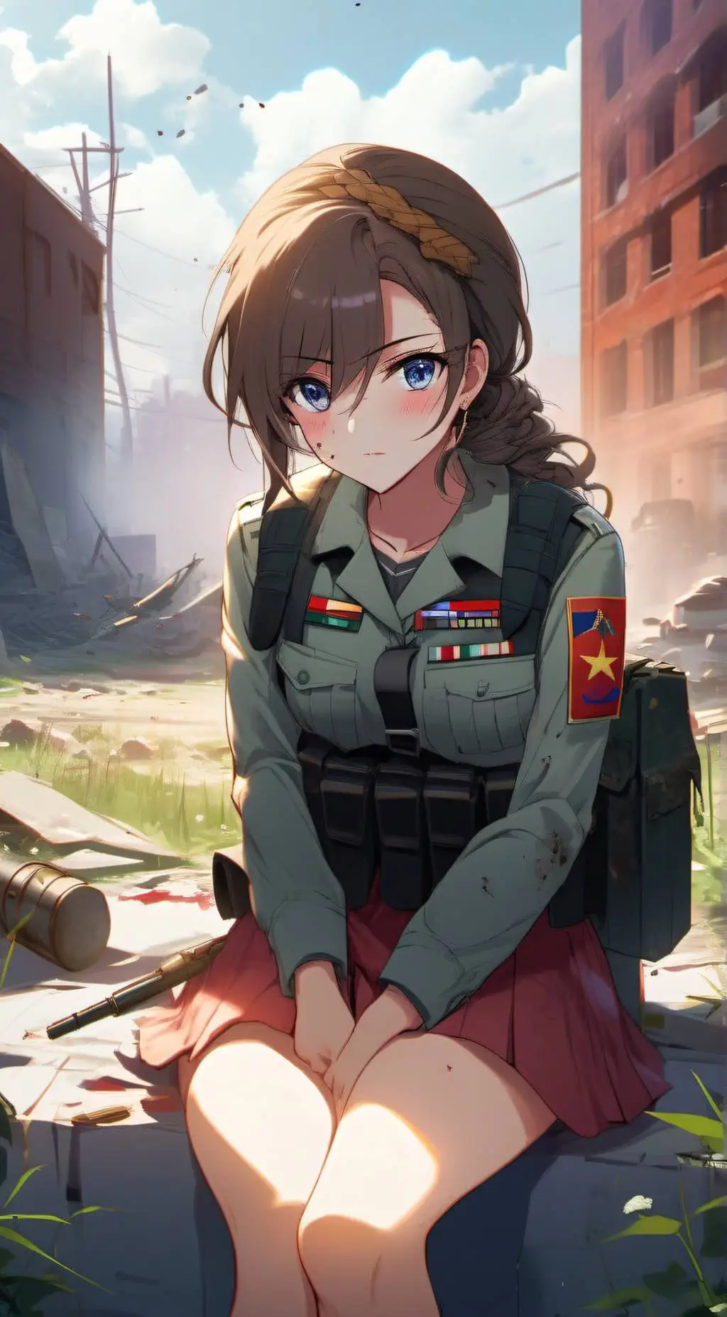 ai character: Katie  background