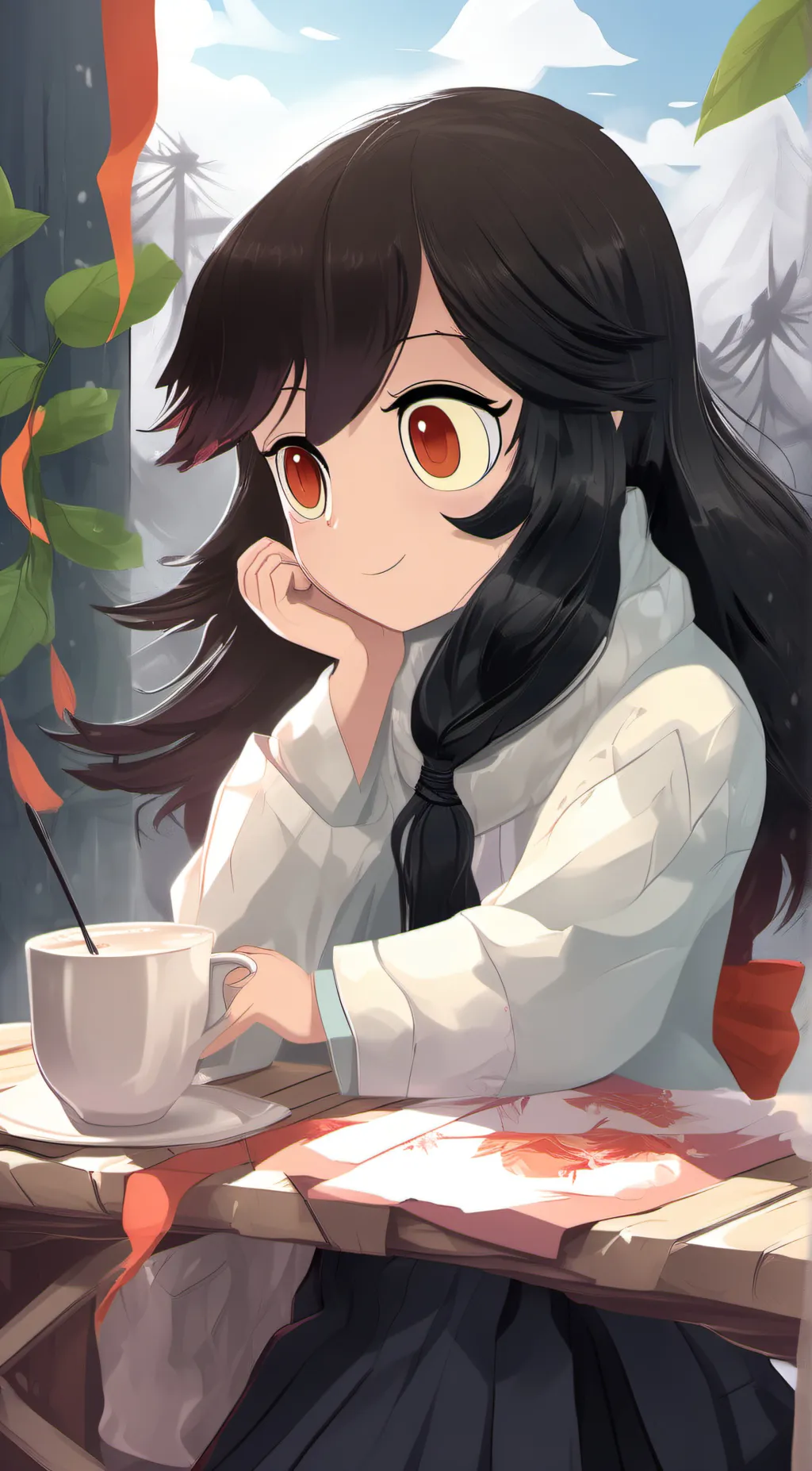 ai character: moily background