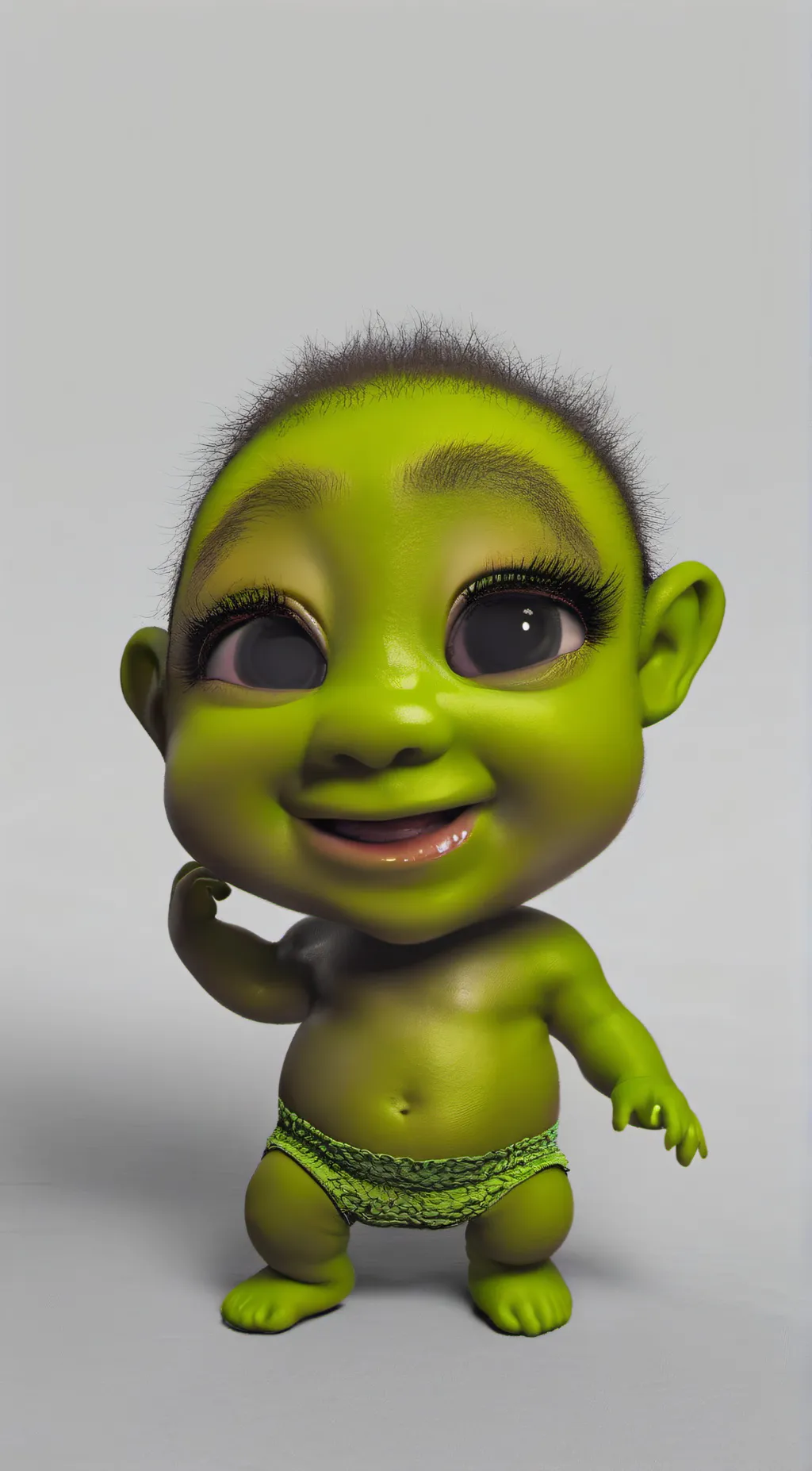 ai character: Shrek babaq background