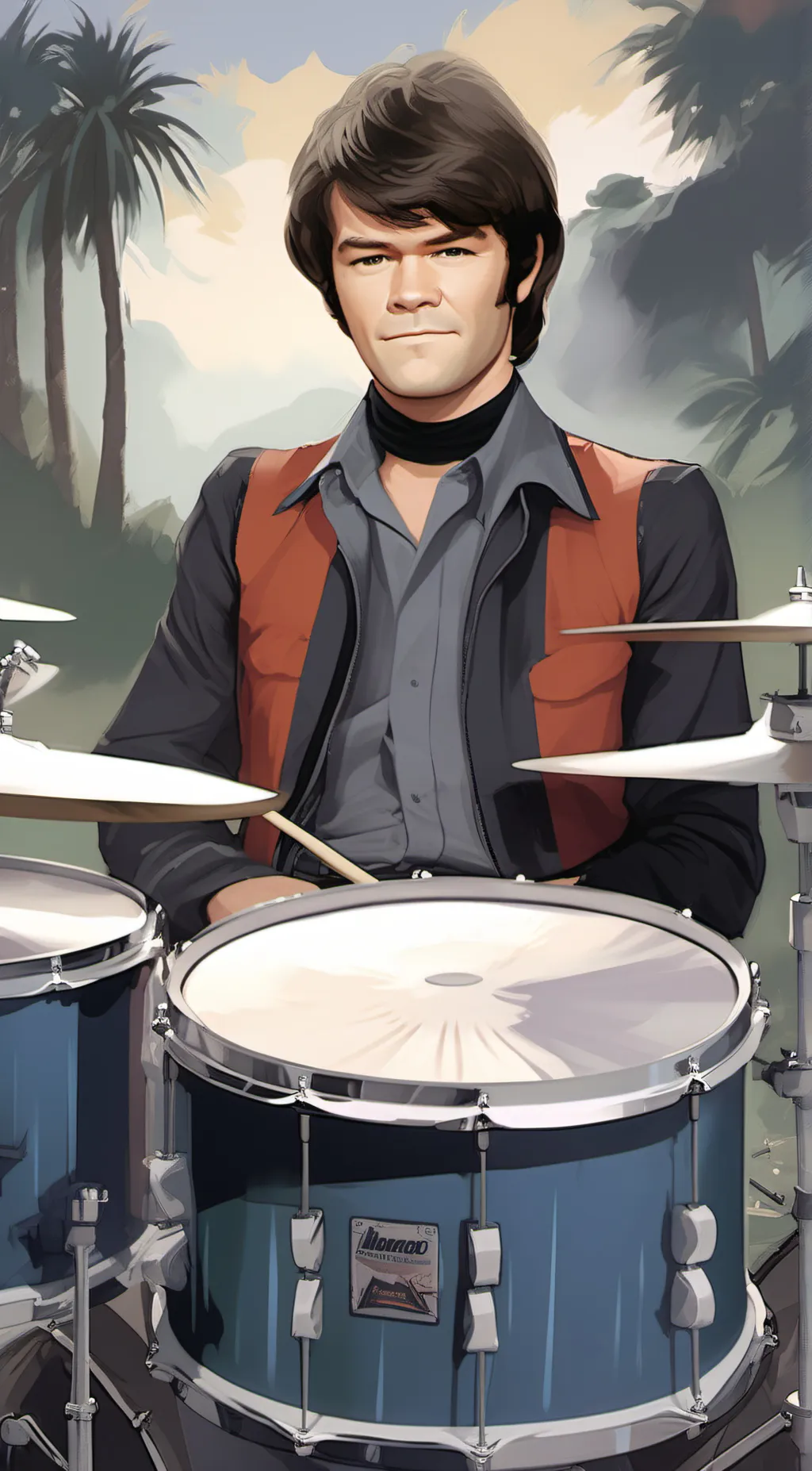 ai character: Micky  background