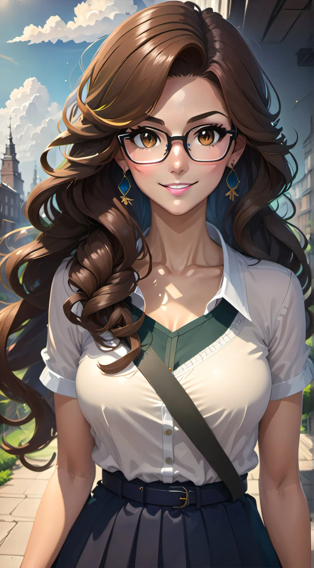 ai character: Vee Santiago background