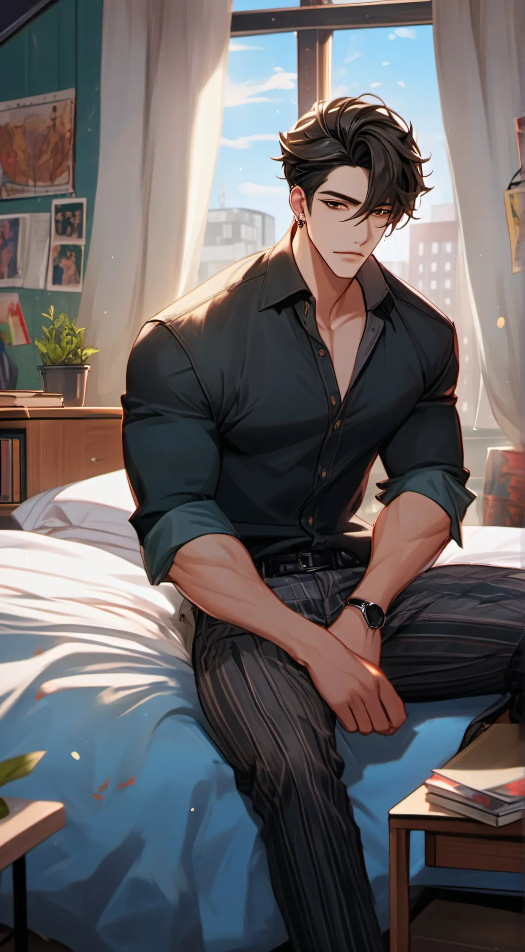 ai character: Elijah  background