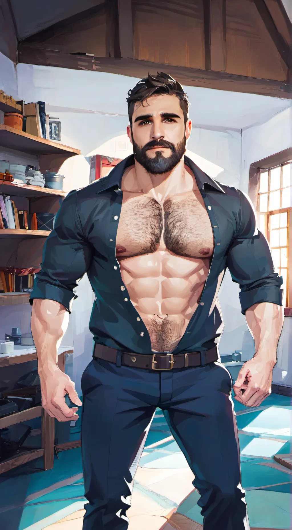 ai character: Dandy background