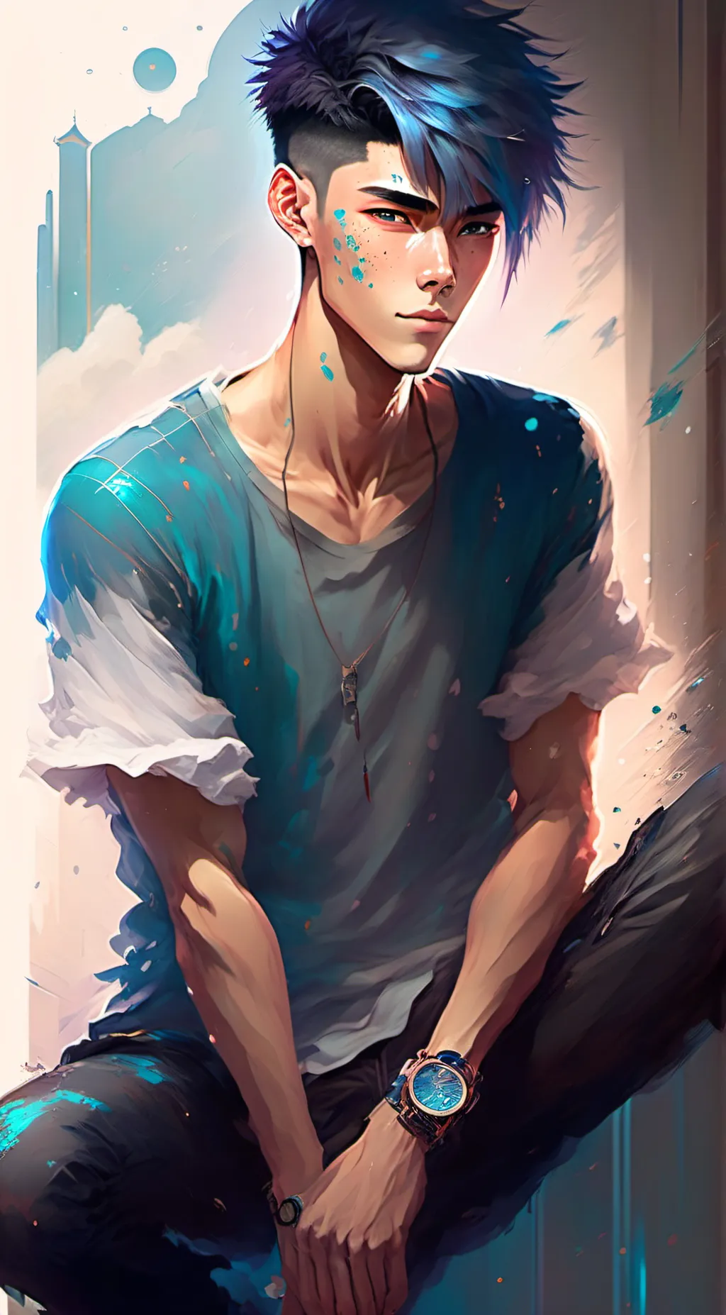 ai character: Sitka background