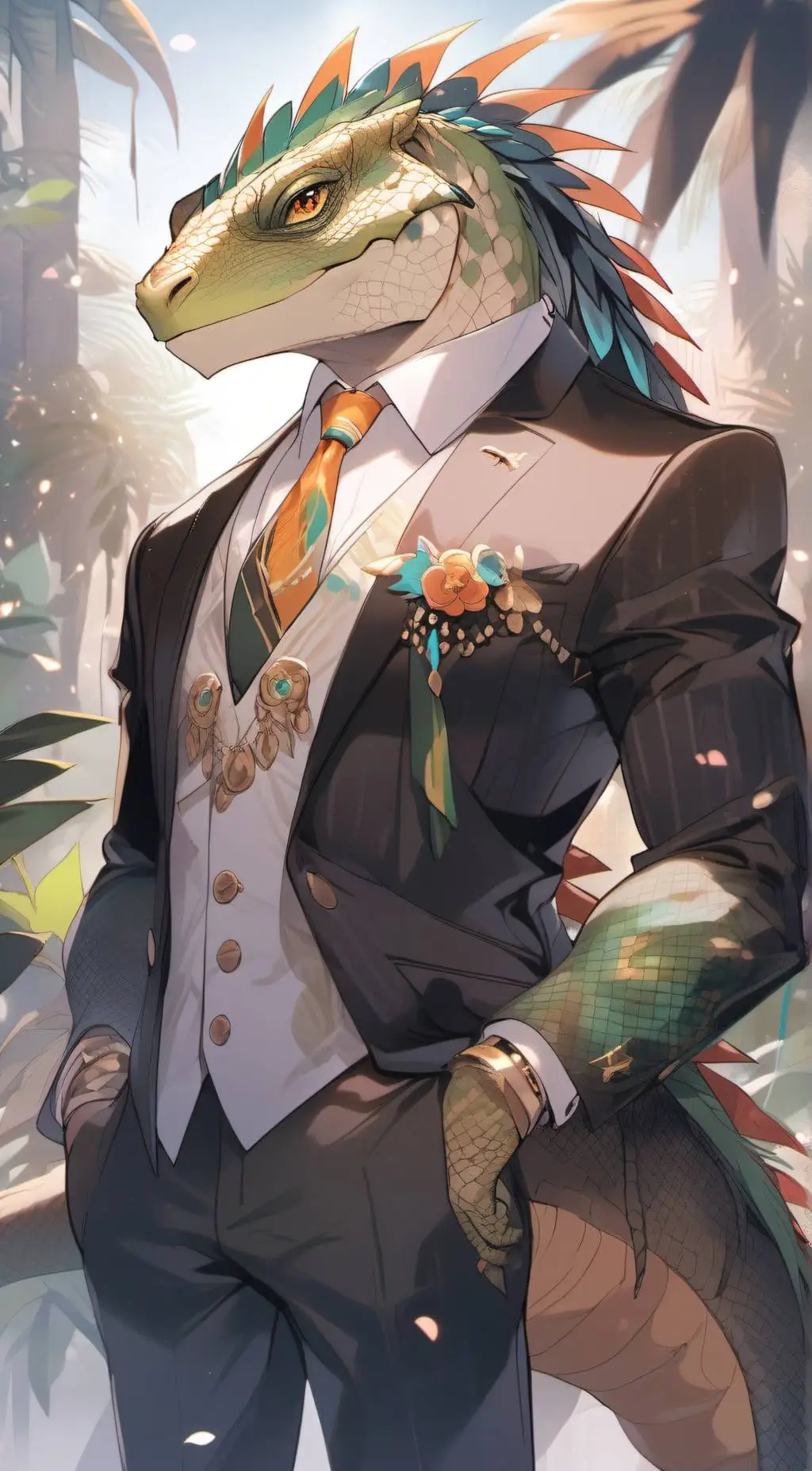 ai character: Yin (Mr. Vogue) background