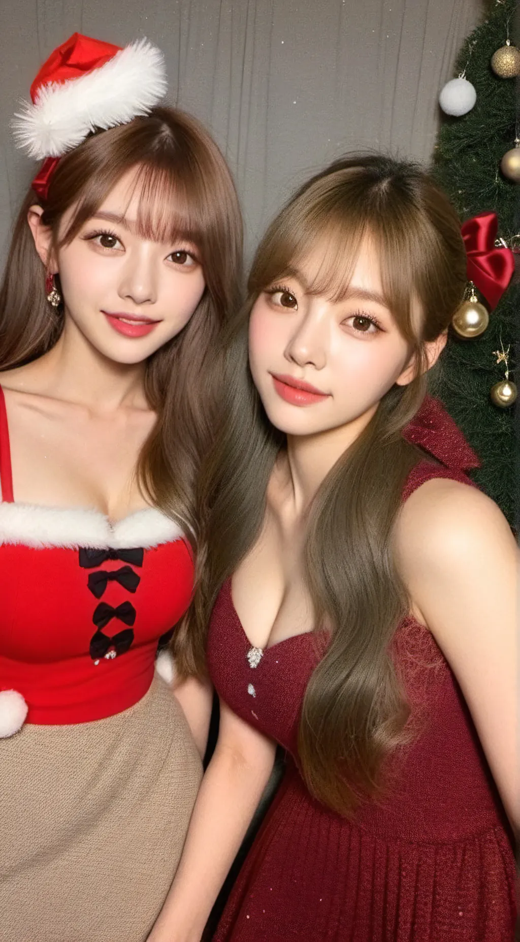 ai character: Mary and Christy background