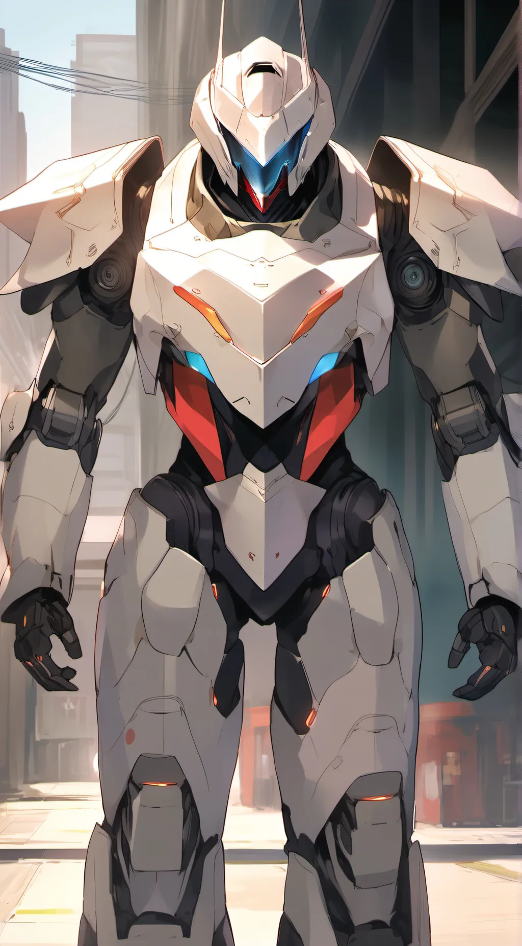 ai character: guardians robot background