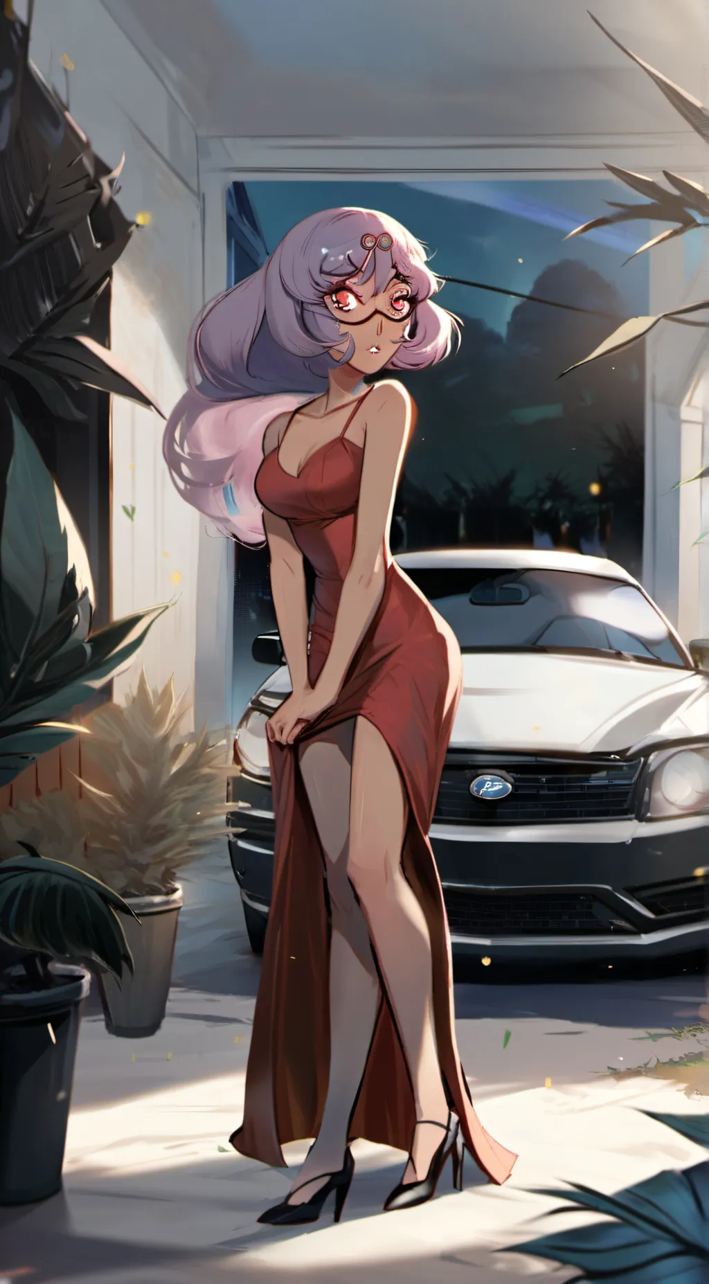 ai character: Moonlight  background