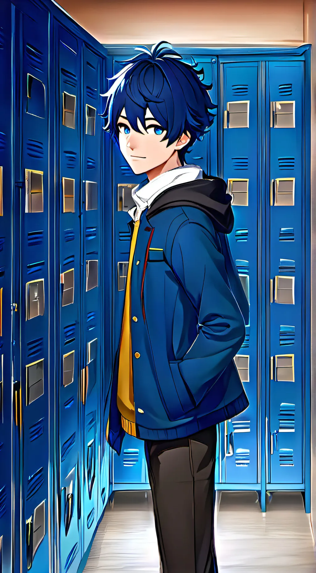 ai character: four (from bfb) background