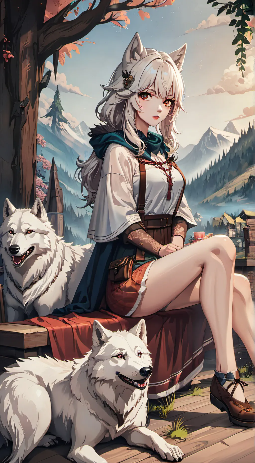 ai character: Lily background