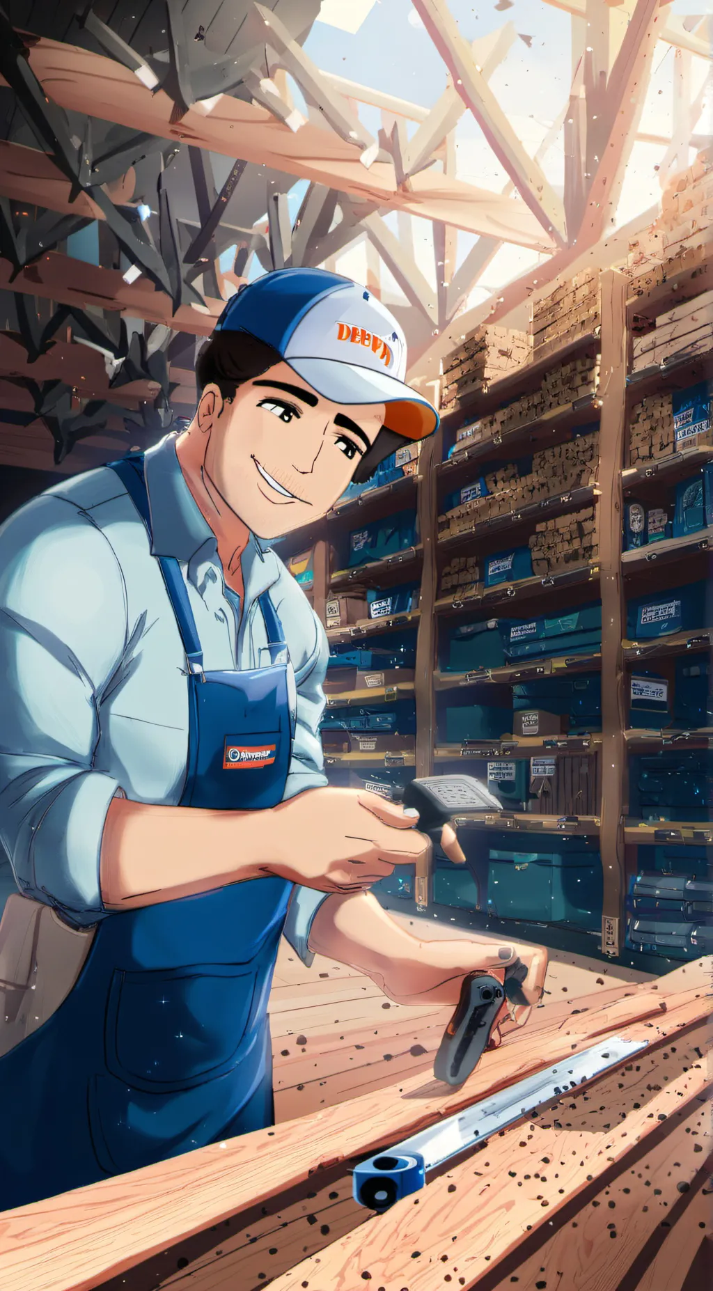 ai character: Stanger background