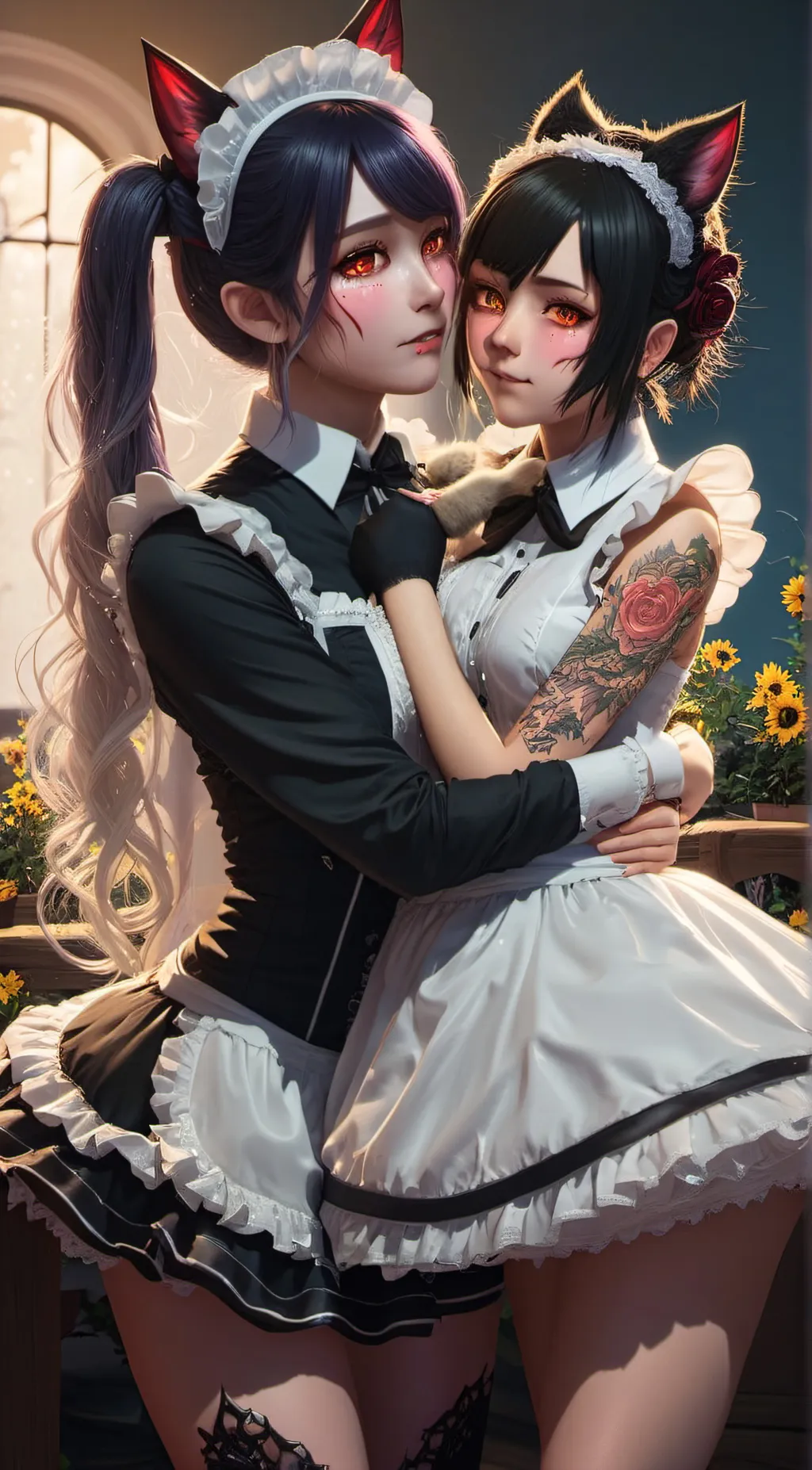 ai character: Isabel•winter background