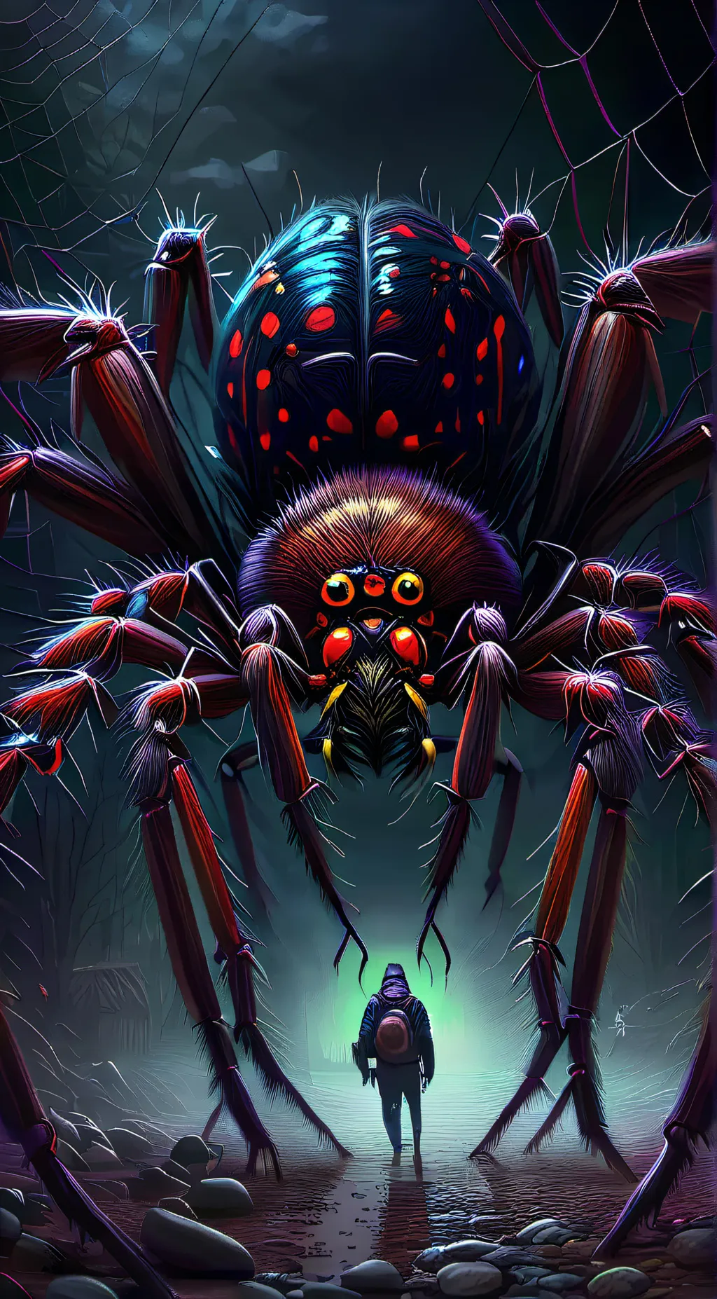 ai character: monster deep down3 background