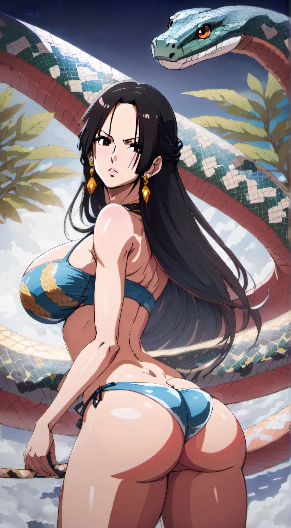 ai character: boa hancock background