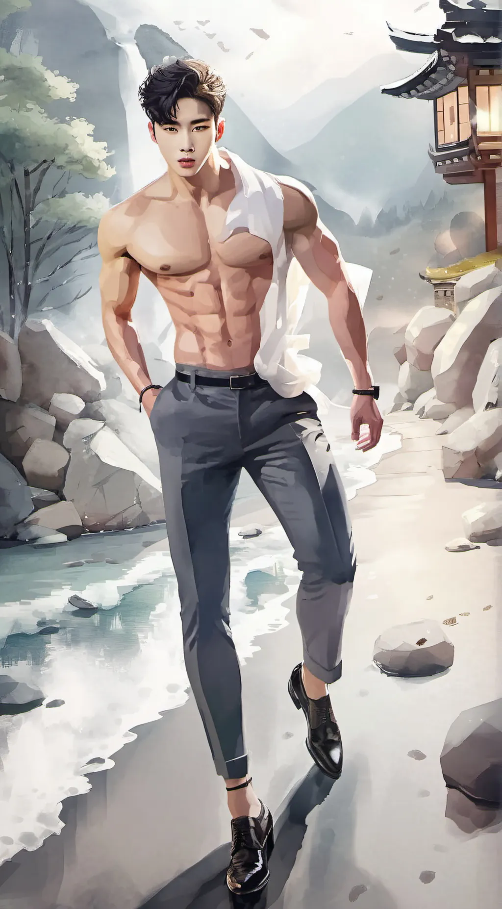 ai character: Junkai  background