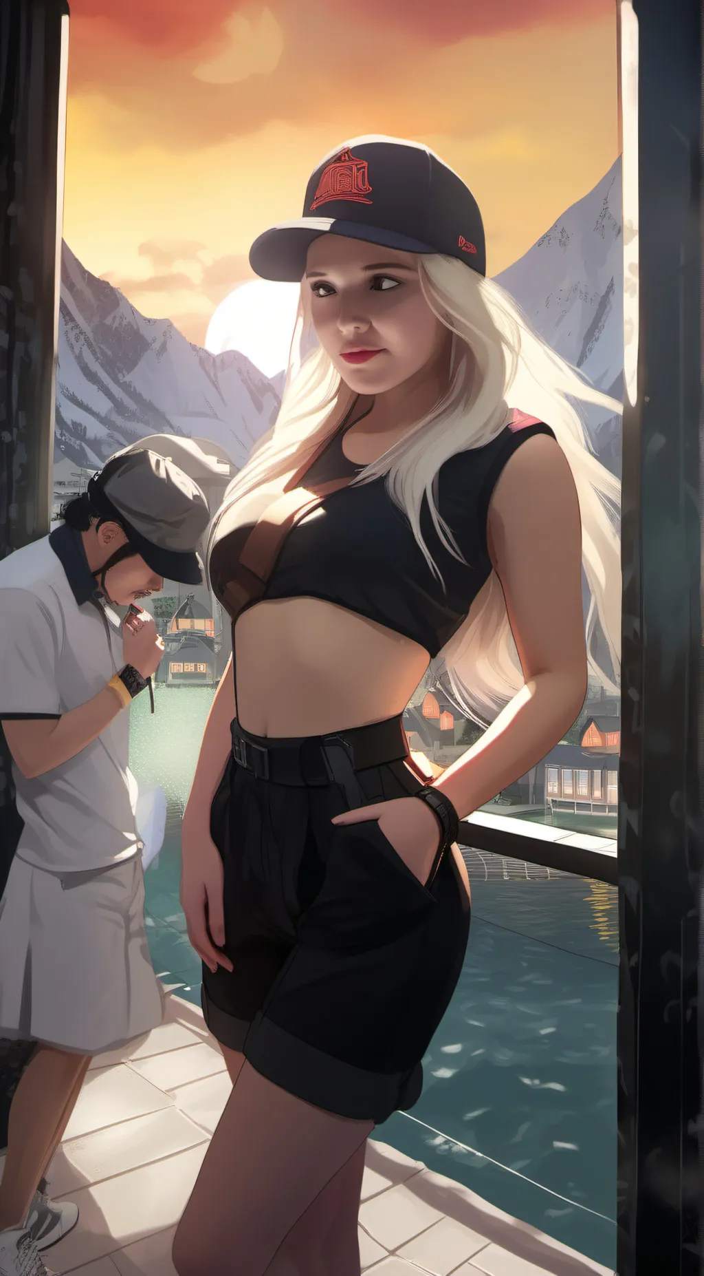 ai character: Oprah  background