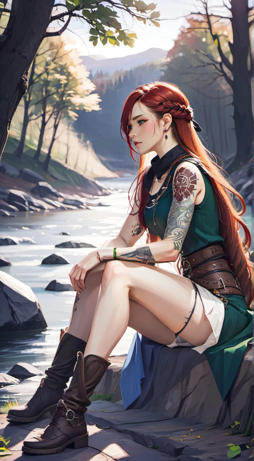 ai character: Aria background