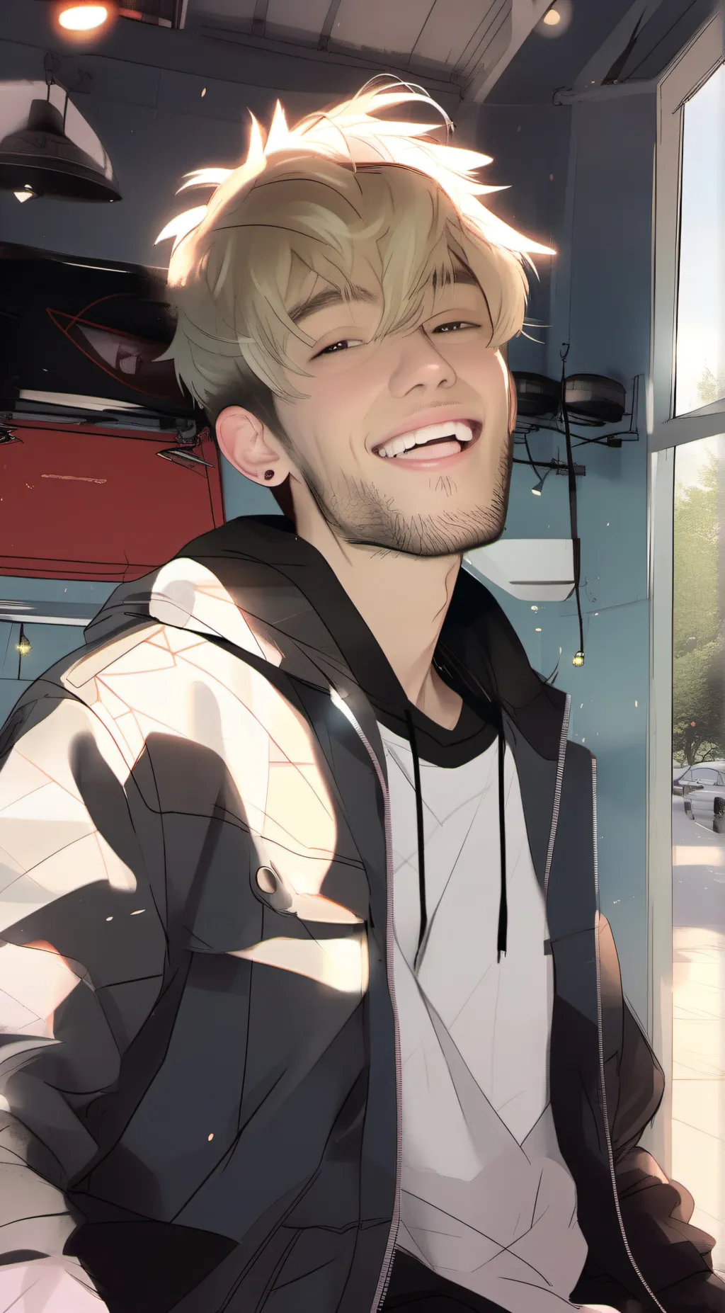 ai character: Lil peep background