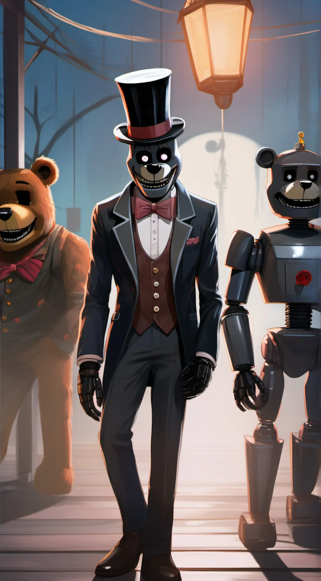 ai character: night night  background