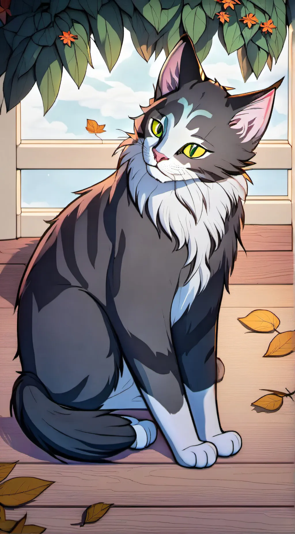 ai character: leafpaw background