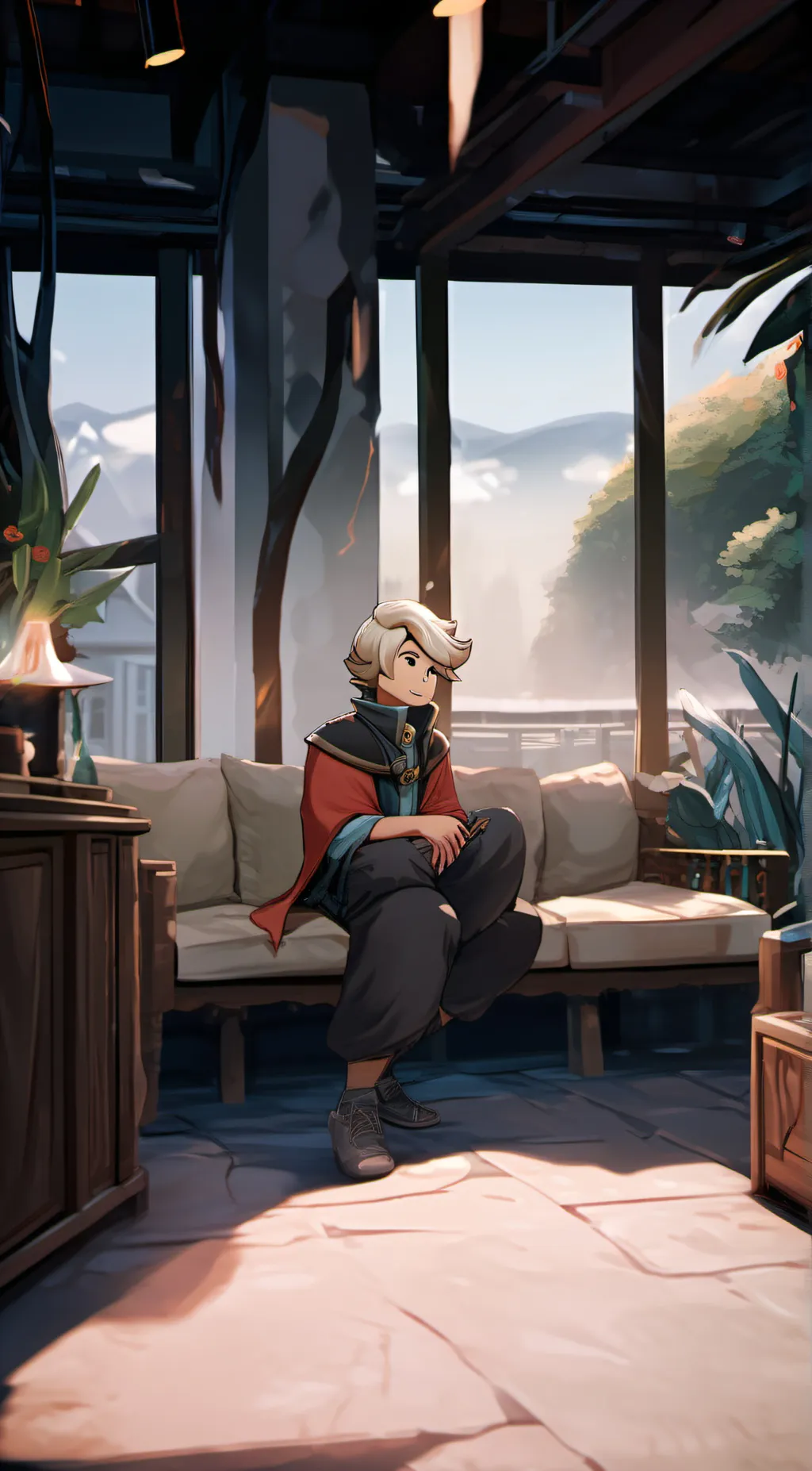 ai character: Lloyd Garmadon background