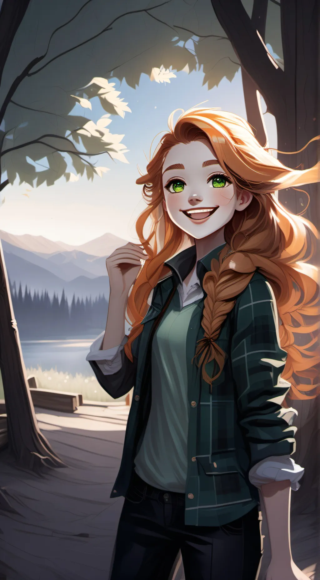 ai character: Leah background