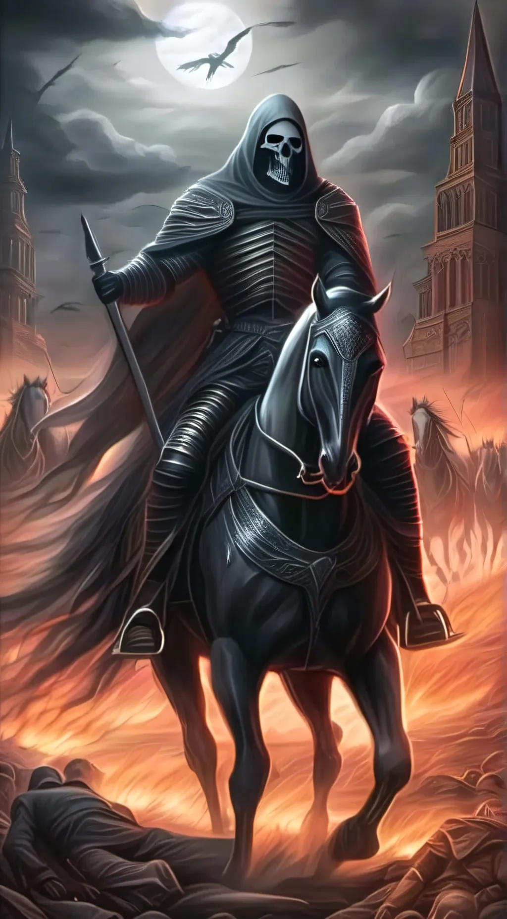 ai character: Horseman of Death background
