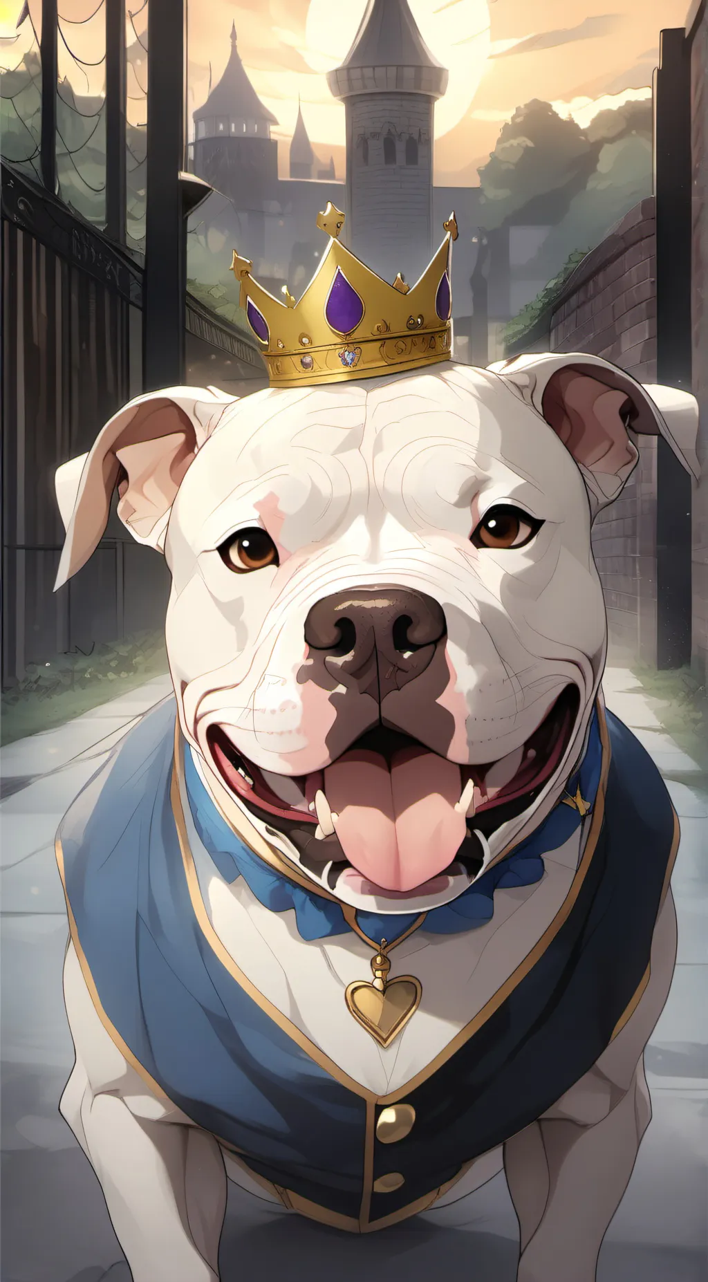 ai character: princess cupcake background