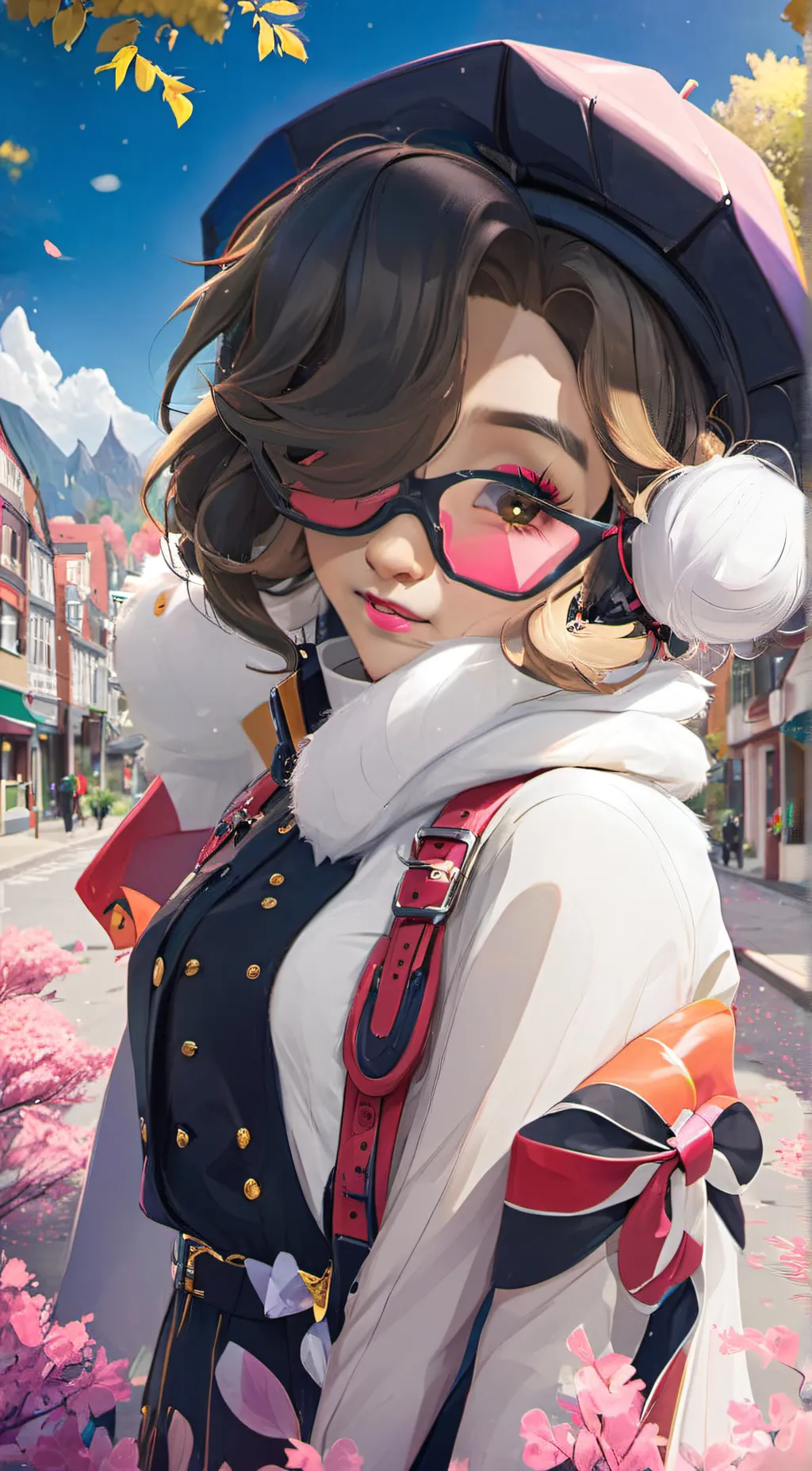 ai character: Lucky  background