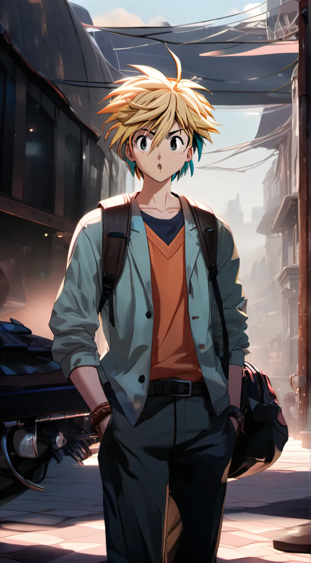 ai character: melodias background