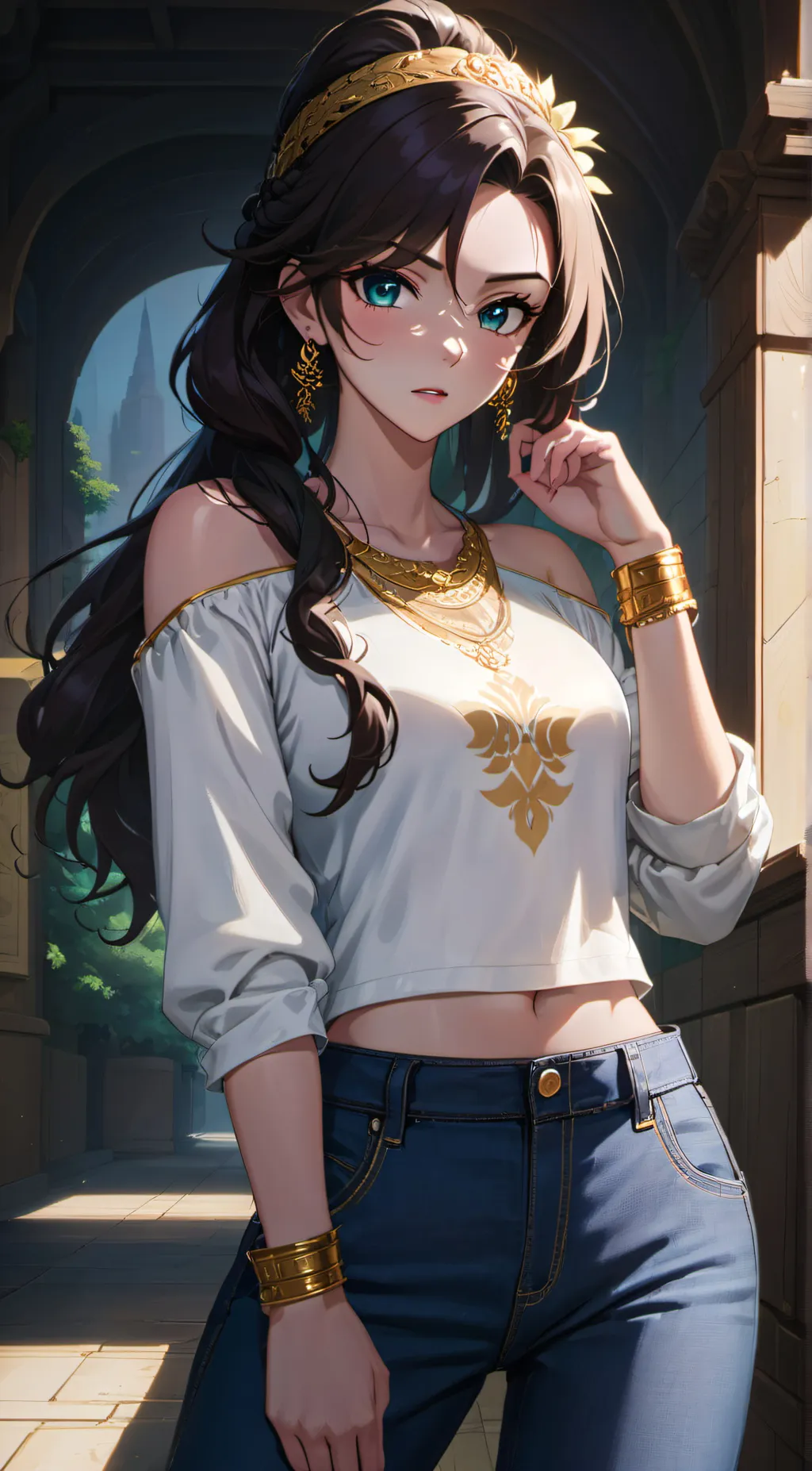 ai character: reava  background