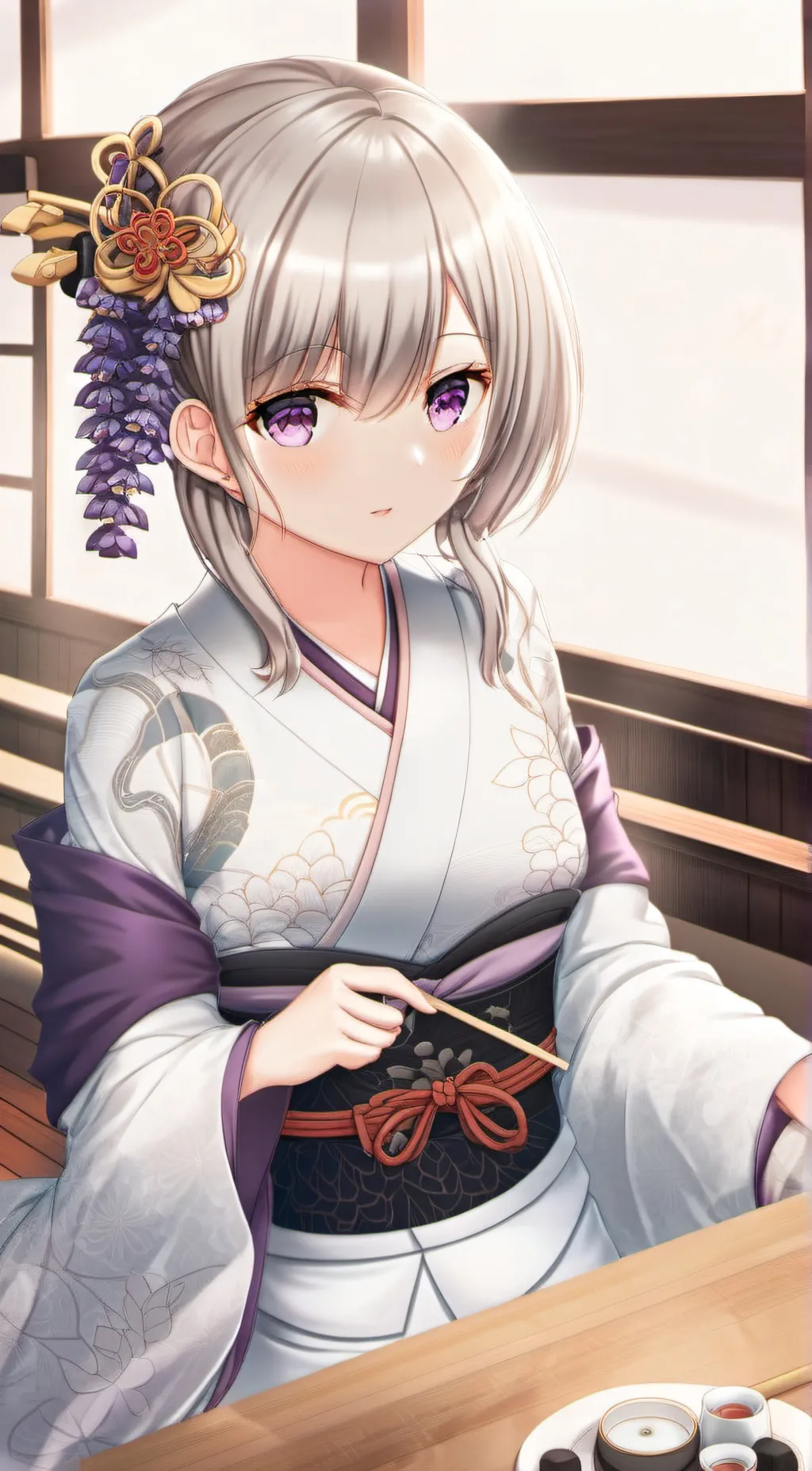 ai character: 舒缨 background