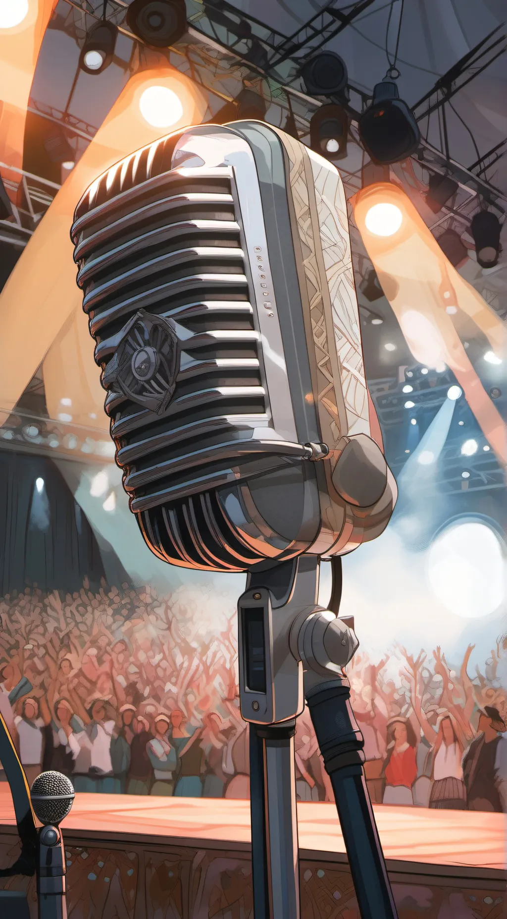 ai character: finish the lyrics background