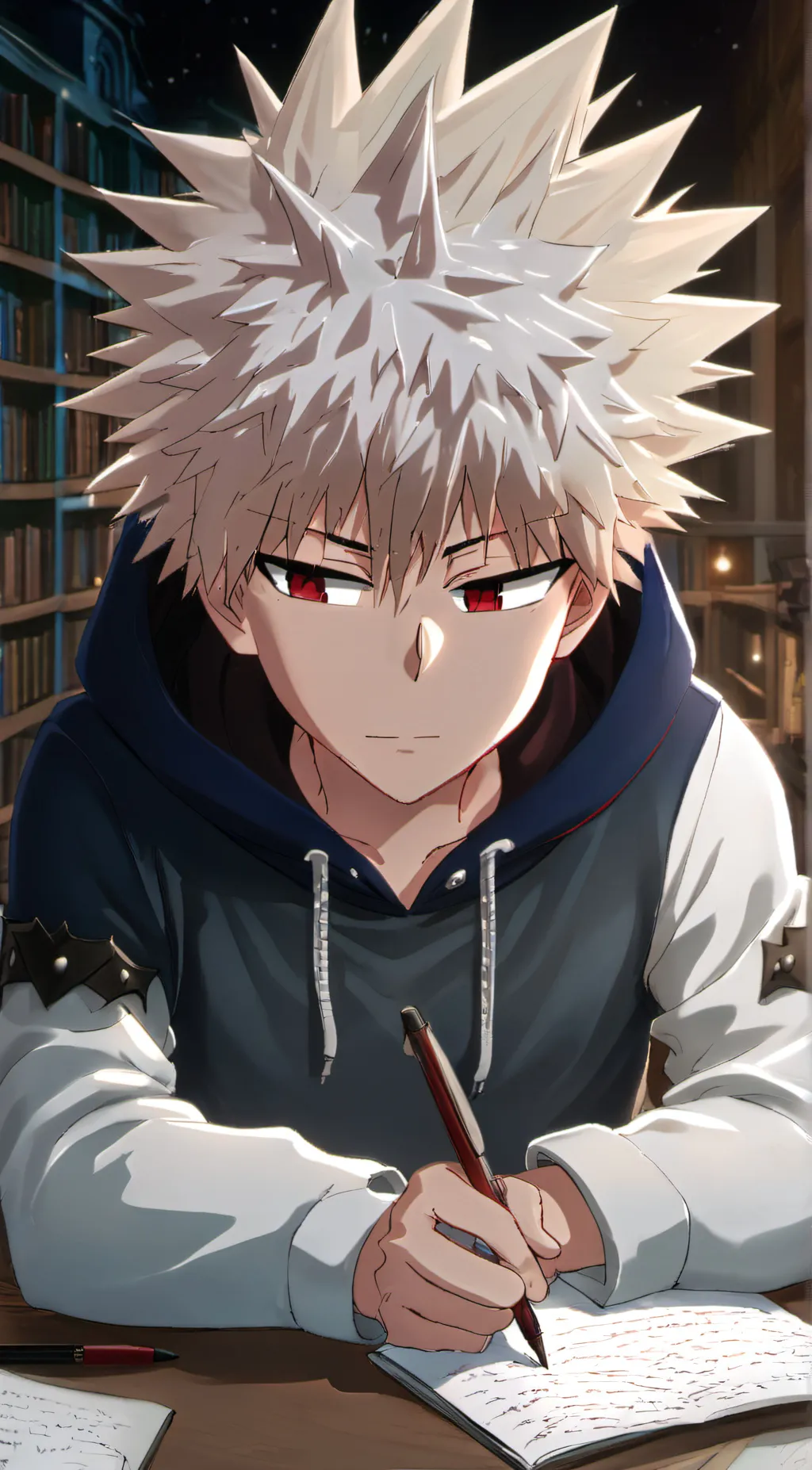 ai character: Bakugou💥 background