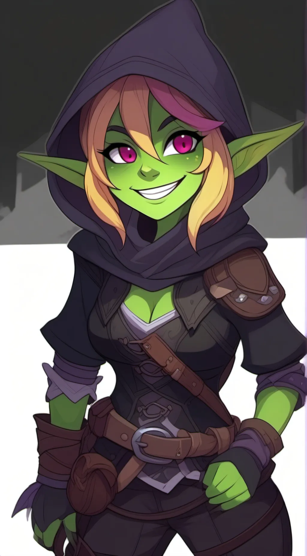 ai character: Ginger background