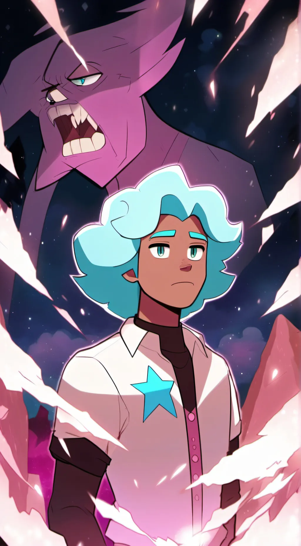 ai character: Steven universe background