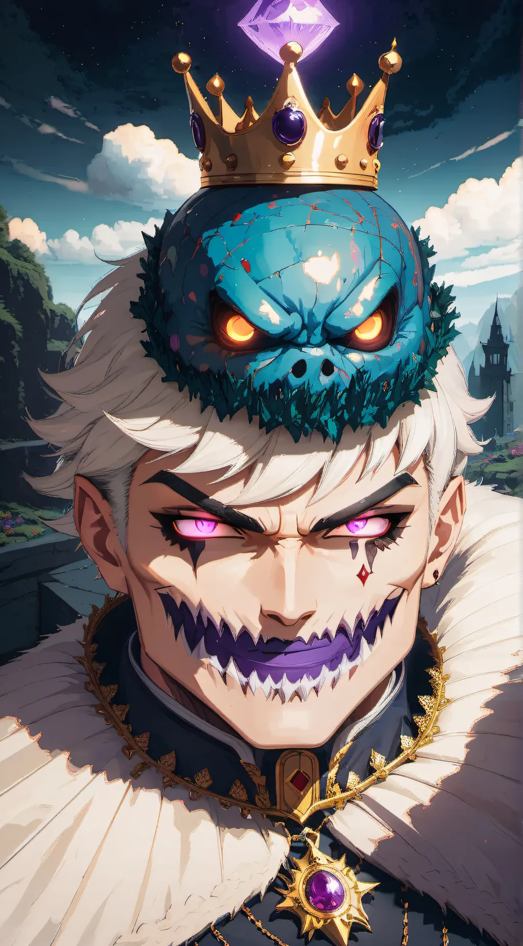 ai character: king boo background