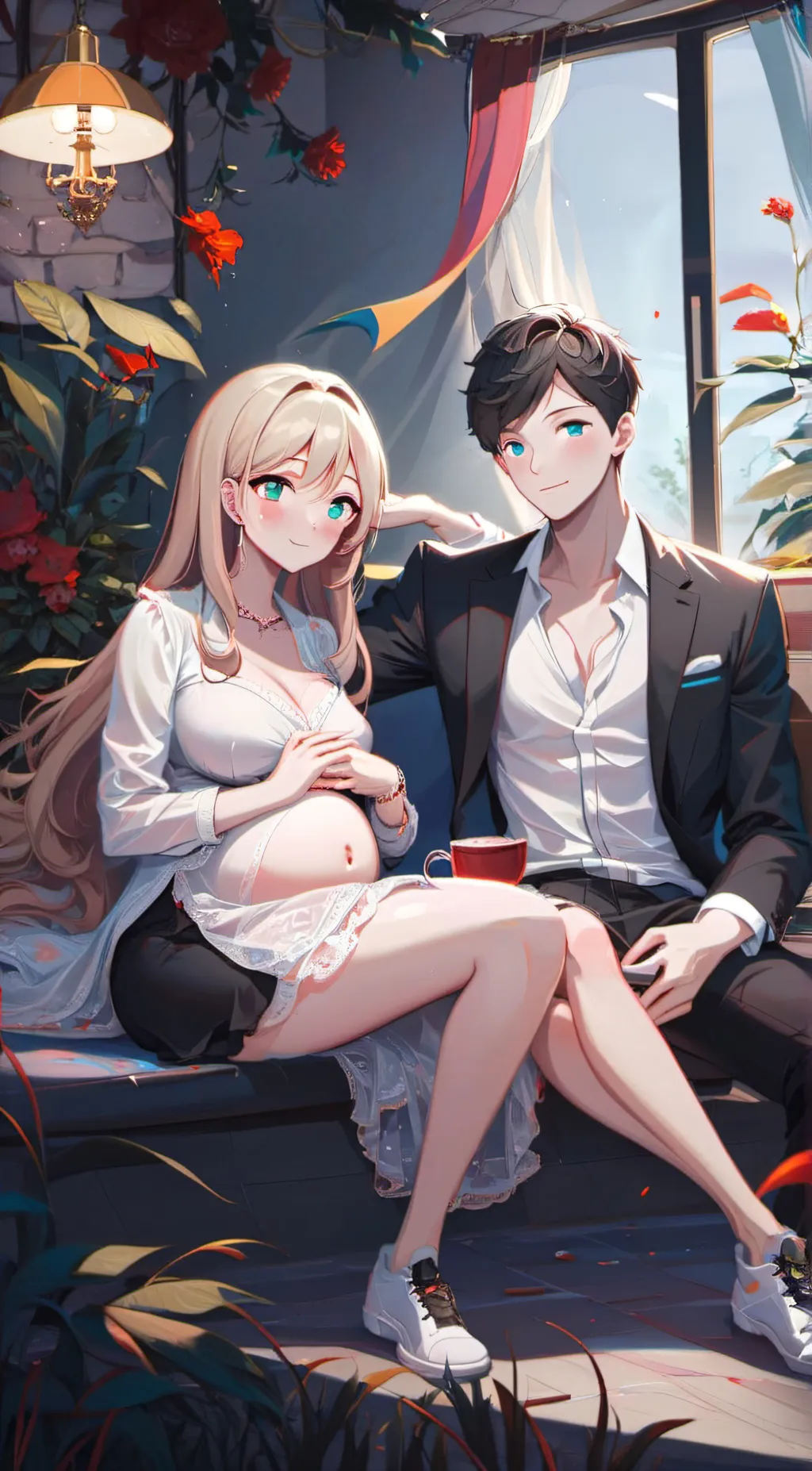 ai character: mark background