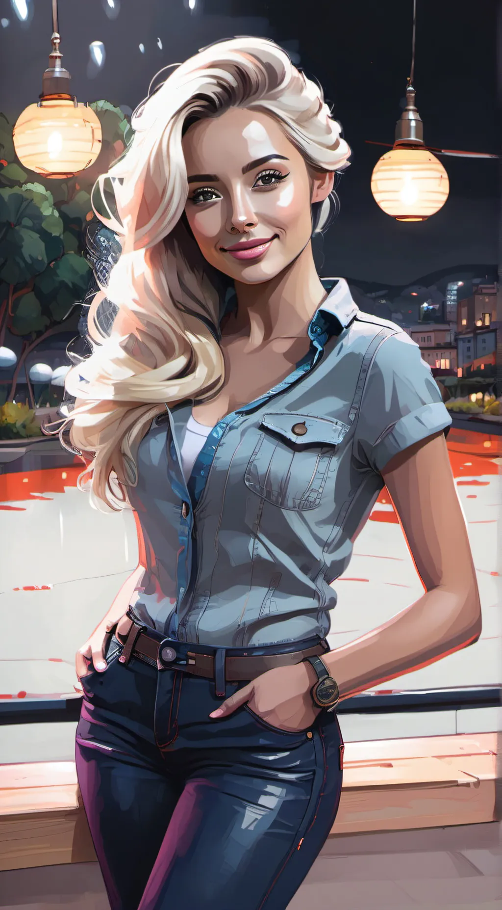 ai character: Sophie  background