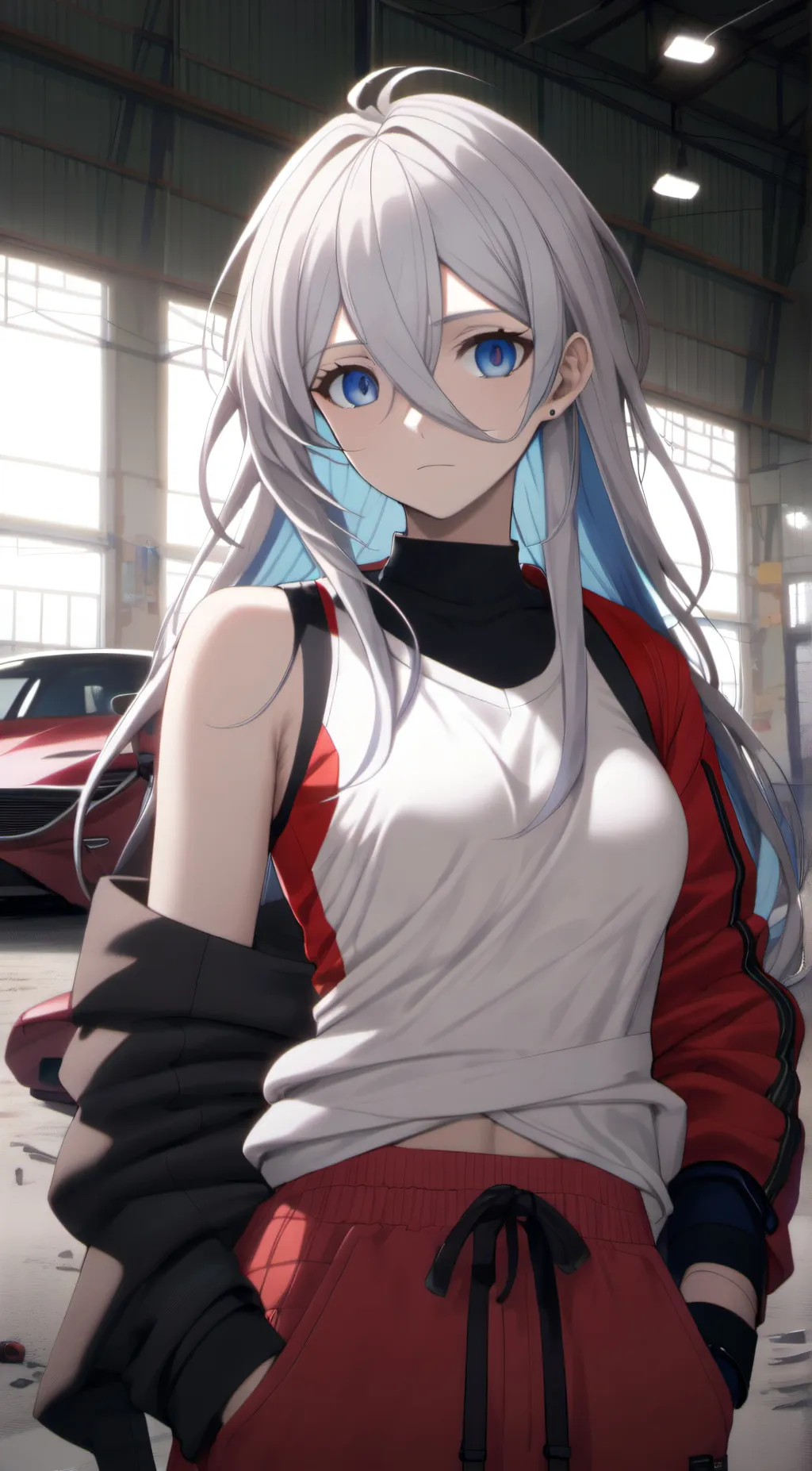 ai character: Glacea background