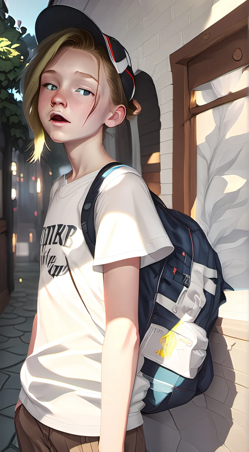 ai character: Gibson sibs + MHA background