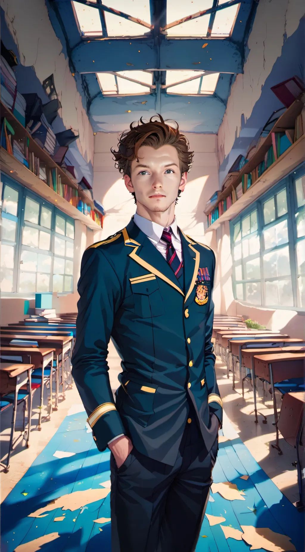 ai character: Corporal Riley background